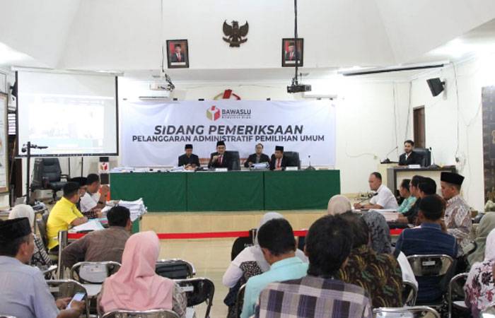 Bawaslu Riau Gelar Tiga Sidang Dugaan Pelanggaran Administrasi Pemilu