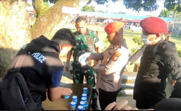 17 Napi Lapas Klas IIB Pasir Pengaraian Kabupaten Rokan Hulu Riau Tes Urine
