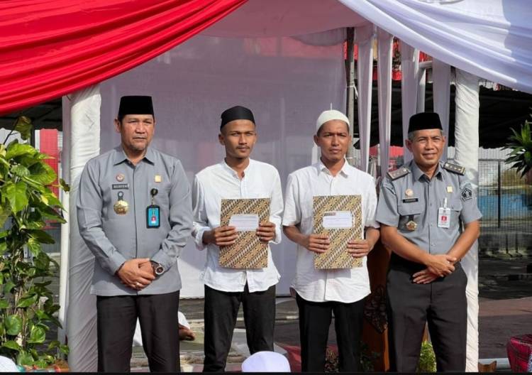 8.933 Narapidana di Riau Terima Remisi Idul Fitri, 46 Langsung Bebas