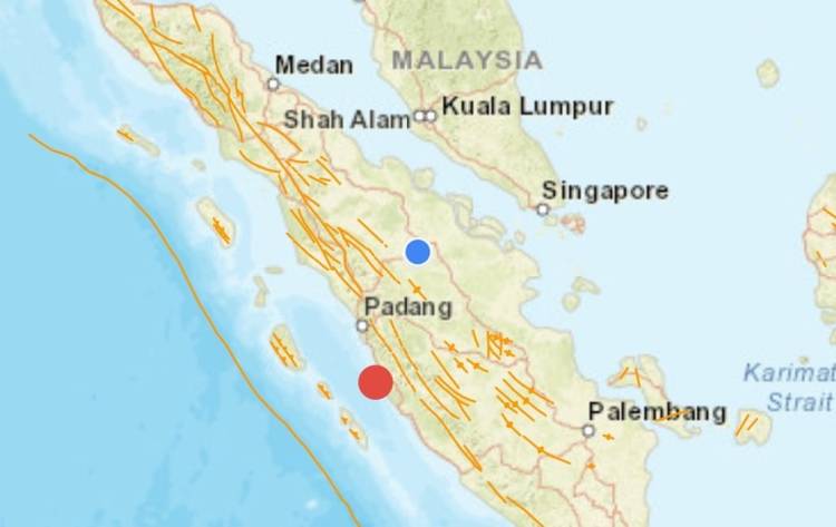Gempa 4,6 M Guncang Pesisir Selatan Siang Tadi