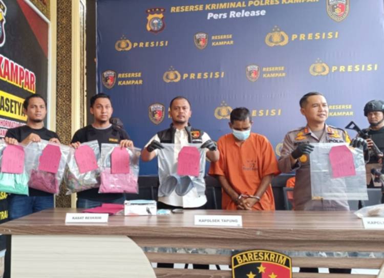 Pelaku Pembunuhan Nenek Lamma di Salo Kampar Ditangkap