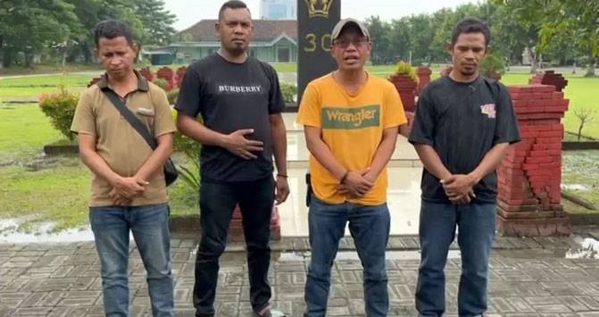 Lakukan Aksi Perampasan di Komplek Militer, Empat Debt Collector BCA Finance Minta Maaf