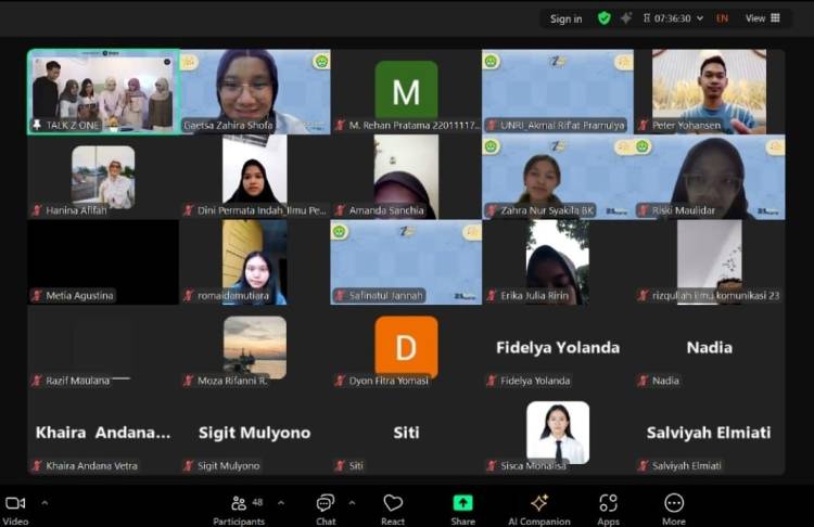 Kolaborasi Kelas Event Organizer: Mahasiswa IKOM dan IP FISIP UNRI Selenggarakan TalkZone-GEN Z LIFESTYLE: Balancing College, Work, and Health!"