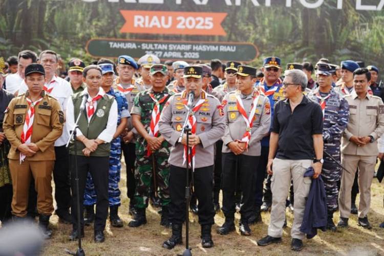 Buka Jambore Karhutla, Kapolri Ingatkan Waspada