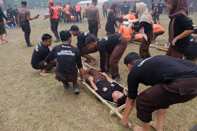 Semarak Jambore Karhutla 2025, Polda Riau Latih Peserta Tanggulangi Kebakaran Hutan