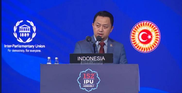 Syahrul Aidi Kecam Keras Tindakan Israel di Timur Tengah di Sidang IPU Istanbul