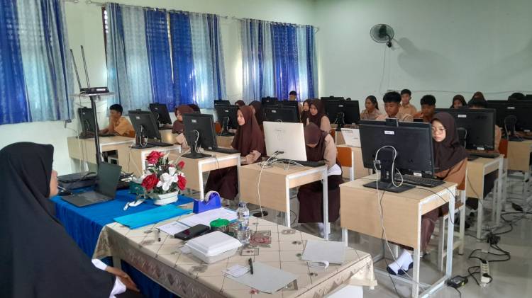Diikuti Seluruh Siswa Kelas IX UPT SMP Negeri 1 Siak Hulu Siap Laksanakan TKA 2026