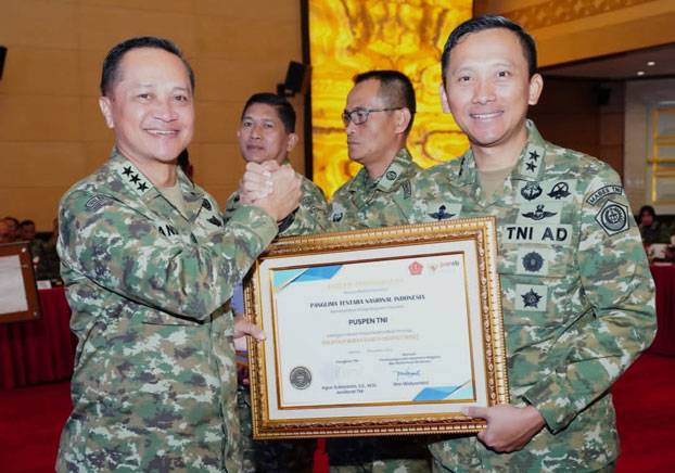 Lima Satker TNI Raih WBK, Perkuat Transparansi dan Akuntabilitas Kinerja