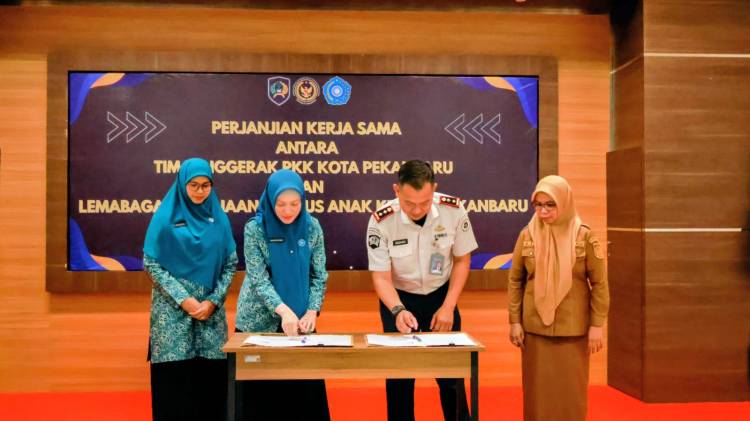 PKK Pekanbaru&nbsp; Jalin Kerja Sama Lapas Anak