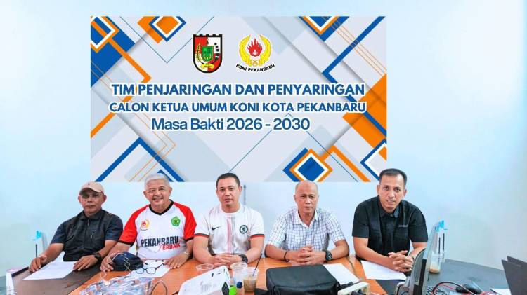 TPP Resmi Buka Penjaringan Calon Ketua KONI Pekanbaru 2026&ndash;2030 Hari Ini