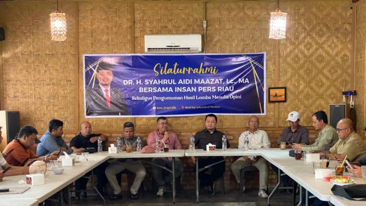 Syahrul Aidi Terima Aspirasi 5 Asosiasi Media dan Wartawan Riau