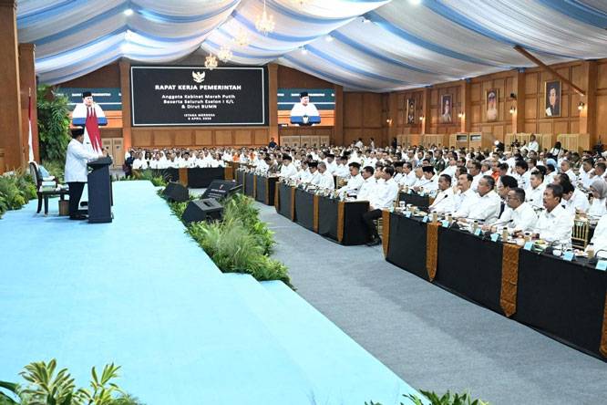 Panglima TNI Hadiri Rapat Kerja Pemerintah di Istana