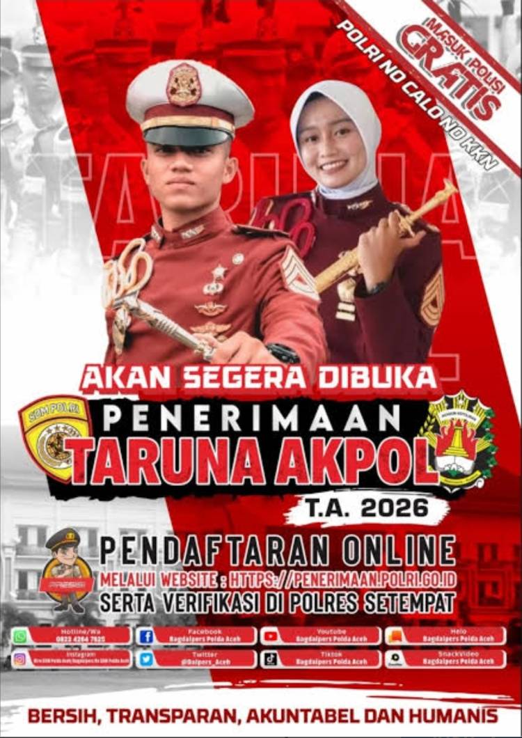 Polda Riau Tegaskan Penerimaan Akpol 2026 Gratis, Ini Jadwalnya!