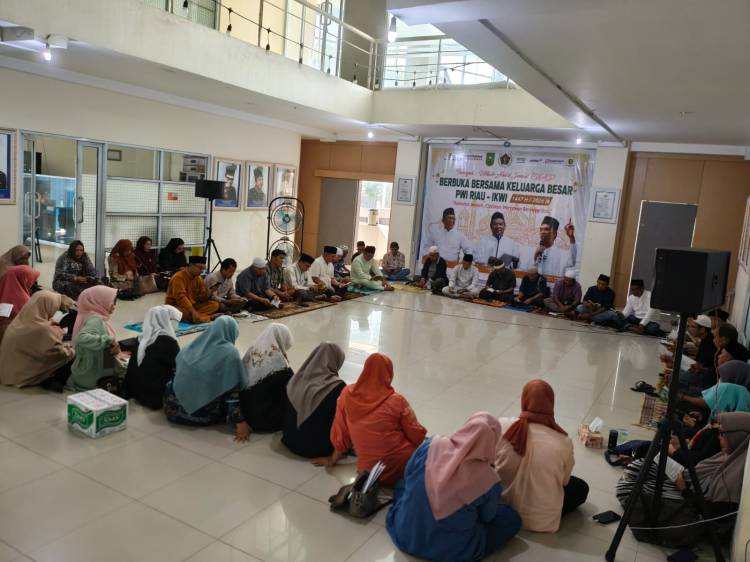 Tahlilan Tujuh Hari Wafatnya Zulmansyah Sekedang, PWI Riau Larut dalam Haru