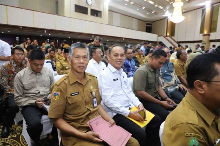 Bupati Inhil ikuti Rakornas Mitigasi kekeringan Lahan Pertanian Bersama Mentan RI