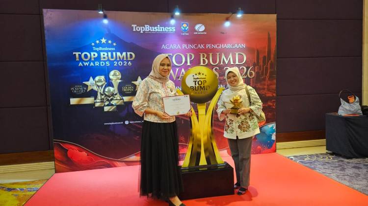 Perkuat Tata Kelola, PT BPR Gemilang Raih Penghargaan TOP BUMD Awards 2026