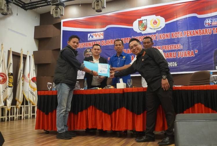 Terpilih Aklamasi, Achmad Faisal Reza Ketua Umum KONI Pekanbaru 2026 - 2030