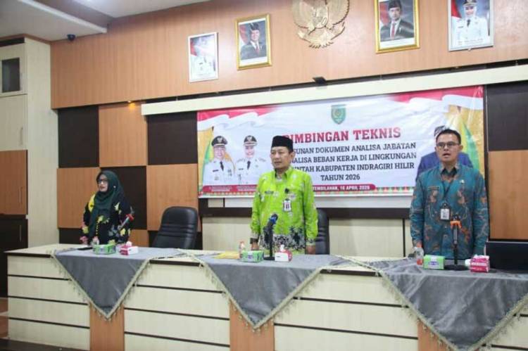 Bupati Buka Bimtek Anjab dan ABK Inhil 2026