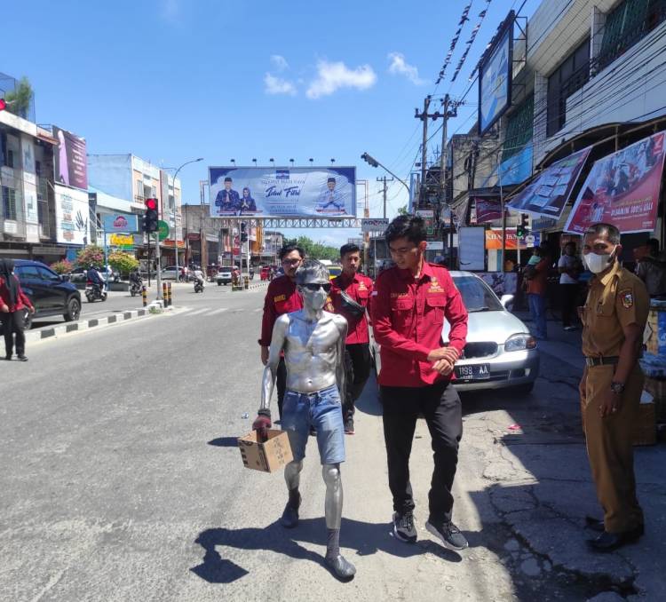 Dinsos Pekanbaru Gelar Razia, Dua Gepeng Terjaring