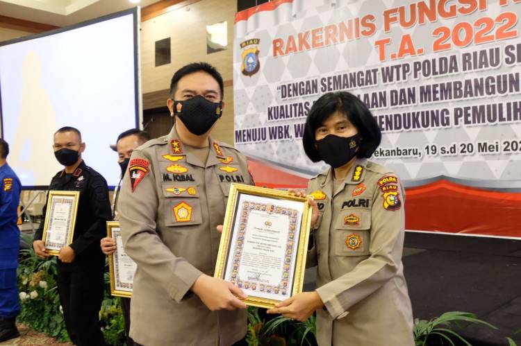 Buka Rakernis Fungsi Keuangan, Kapolda Irjen Iqbal : Saya Bangga, 8 Capaian Prestasi Ditorehkan Bidkeu Polda Riau