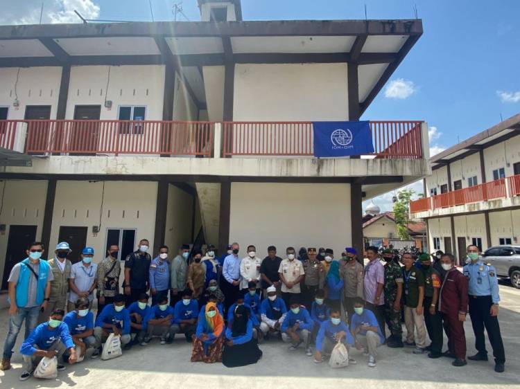 119 Pengungsi Rohingya Myanmar Tiba di Pekanbaru