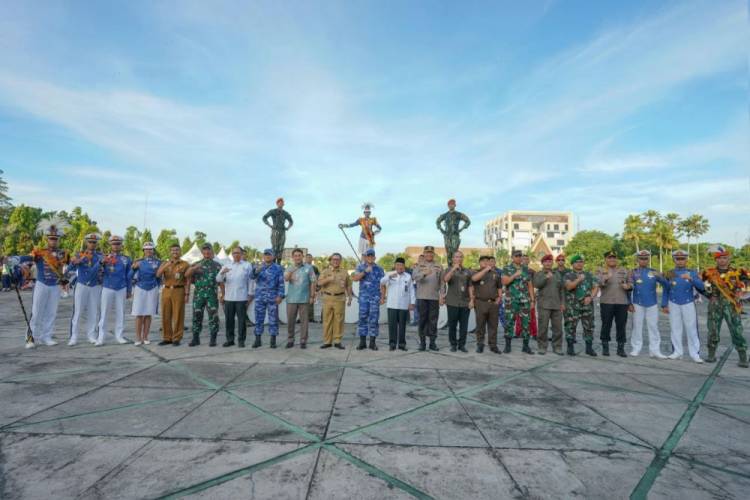 Pemprov Riau Apresiasi Pelaksanaan Kirab dan Display Cakra Wahana Paksa Taruna Taruni Tingkat III Tahun 2022 AAU