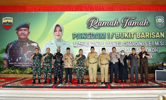Bupati Siak Terima Kunjungan Pangdam I/BB Mayjen TNI Ahmad Daniel Chardin