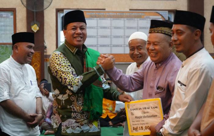 Halal Bihalal di Singingi Hilir, Plt Bupati Kuansing Warning Perusahaan Membandel