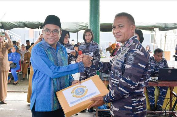 Danlantamal IX Hadiri Peresmian Negeri Tial Sebagai Kampung Bahari Nusantara