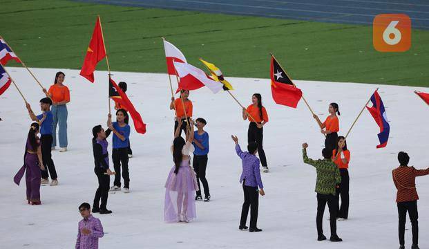Kamboja Minta Maaf Bendera Indonesia Terbalik di Pre-Show Pembukaan SEA Games 2023