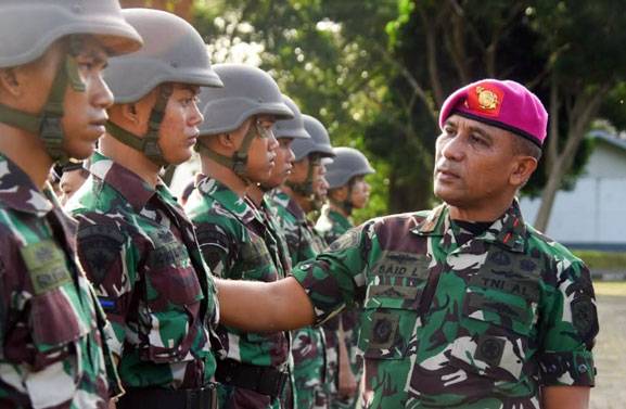 Danlantamal IX Pimpin Upacara Penerimaan Prajurit Remaja di Mako Lantamal IX Ambon