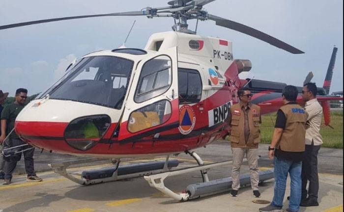 Helikopter Patroli Karhutla Bantuan BNPB Tiba di Riau