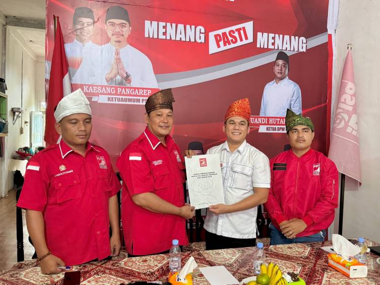 Maliki Resmi Daftar ke PSI untuk Kandidat Bupati Rohil