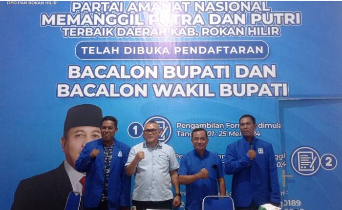 Mendadak, dr. Suratmin Sambangi Sekretariat PAN