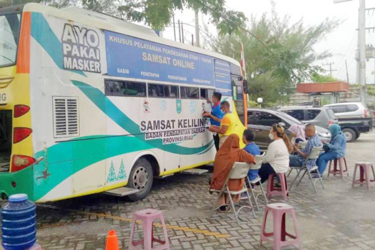 Hari Pertama Pemutihan Pajak di Riau, Rp1,3 M Masuk PAD