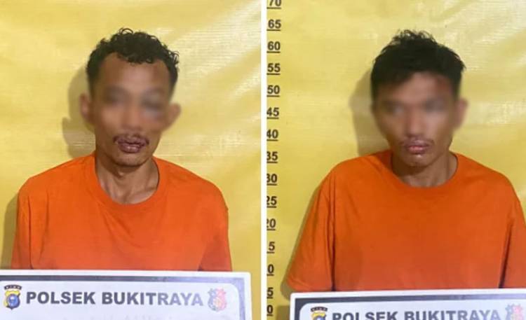 Dua Maling Motor di Jalan Kartama Pekanbaru Bonyok Dihajar Massa
