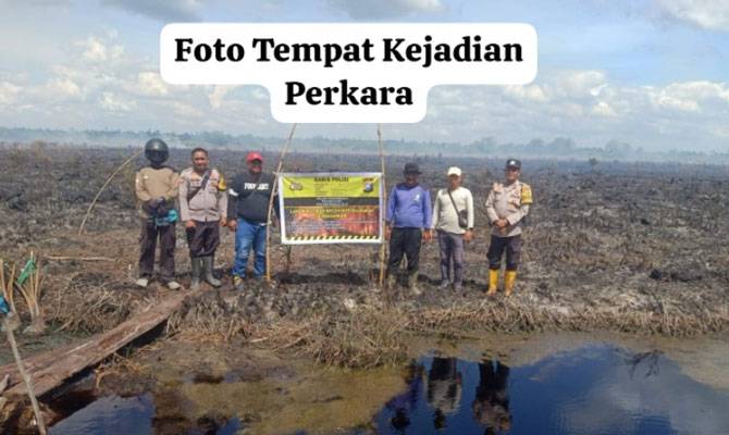 Polres Rokan Hilir Ungkap Kasus Kebakaran Lahan, Satu Orang Diamankan