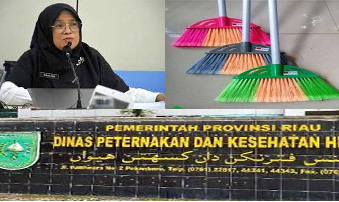 LSM BMK Ungkap Dugaan Mark-up Pembelian Sapu Nylon Nagata di Dinas PKH Riau