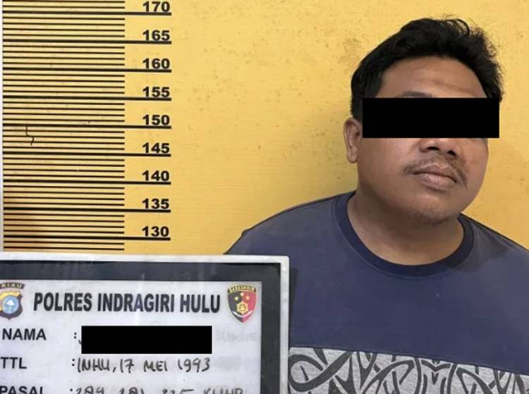Coba Perkosa Karyawati Toko, Preman Kambuhan Pembuat Onar di Inhu Diringkus