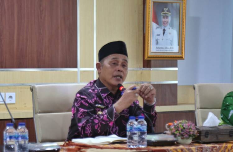 Dorong Efisiensi, Bupati Inhil H. Herman Pimpin Rapat Efesiensi Dan Evaluasi Anggaran