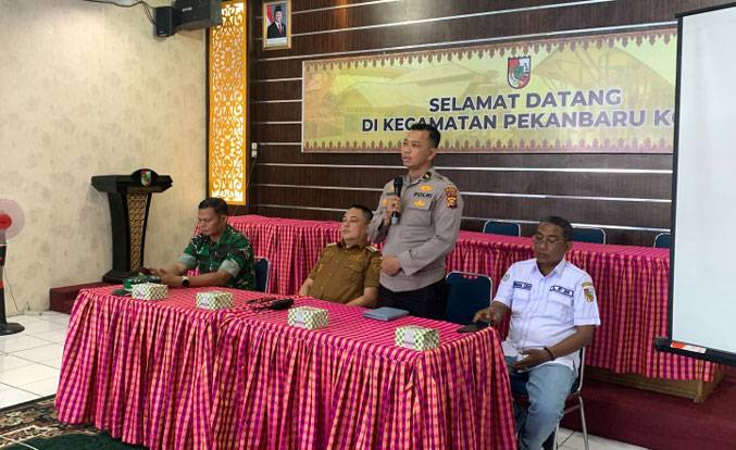 Polsek Pekanbaru Kota Ajak Warga Perkuat Ketahanan Pangan Keluarga