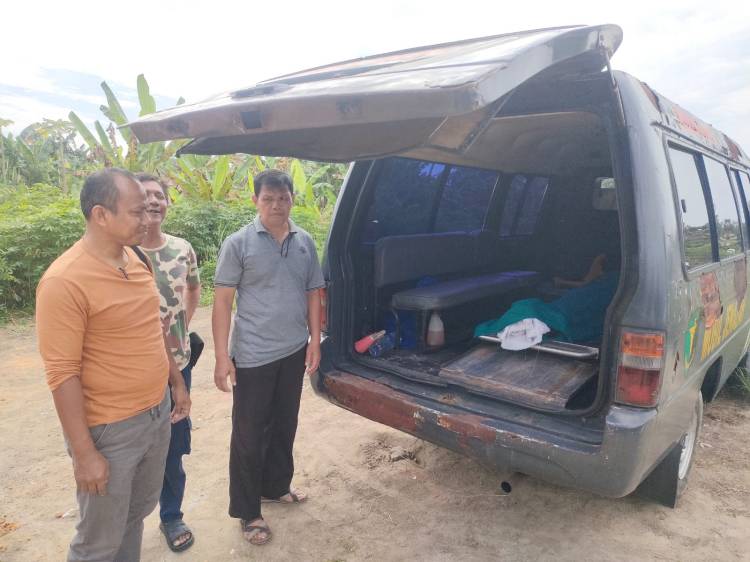 Polsek Kandis Kawal Pemakaman Jenazah Tanpa Identitas Setelah Upaya Pencarian Keluarga Tidak Membuahkan Hasil