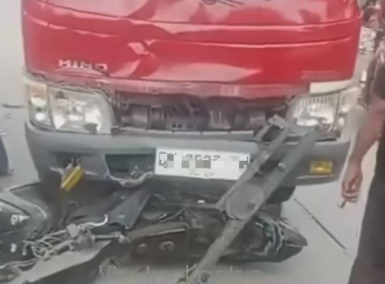 Lawan Arus, Pemotor Tewas  Tabrak Truk di Jalan Soekarno Hatta&nbsp;