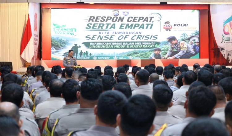 Wakapolda Riau Buka Kegiatan Peningkatan Kemampuan Bhabinkamtibmas Polda Riau Tahun 2026