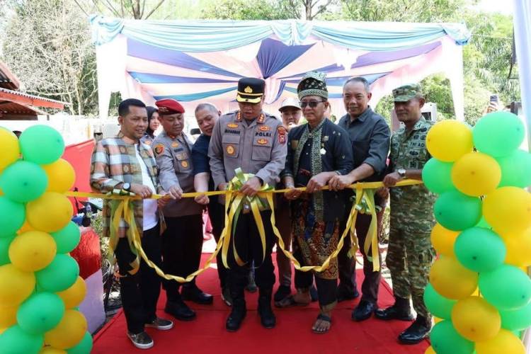Tiga Kampung Tangguh Anti Narkoba di Rumbai Diresmikan