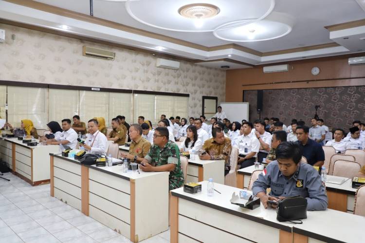 Sekda Inhil Hadiri Rakor KPPG dan Satgas MBG, Dukung Program Presiden