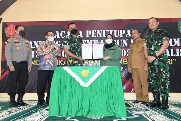 TMMD ke-113 Resmi Ditutup Oleh Danrem 031/Wira Bima, Bupati Kasmarni: Terima Kasih TNI