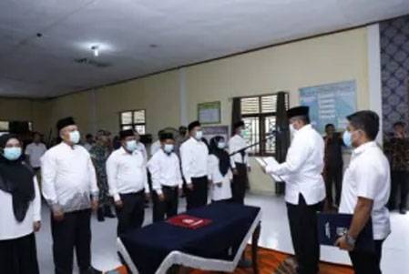 Lantik Bapekam Sri Gemilang, Bupati Alfedri: Harus Mampu Bekerjasama Dengan Pemerintah Kampung