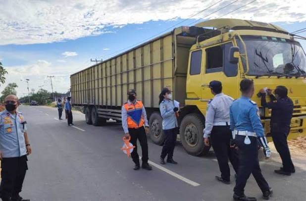 Dishub Riau dan Tim Gabungan Kembali Jadwalkan Razia Truk ODOL