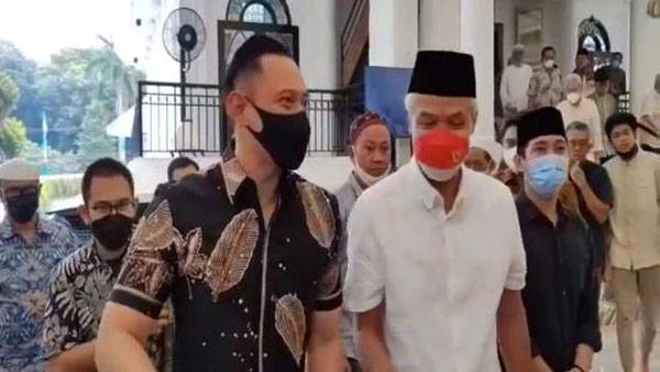 Kata AHY Soal Pertemuan dengan Ganjar Pranowo